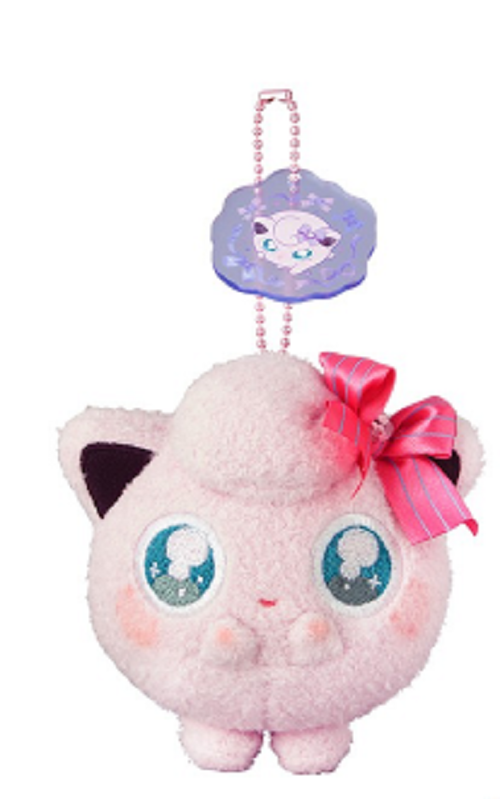 PSL Pokemon Center Original Don't Attack Me Mascot Plush Ball Chain Jigglypuff