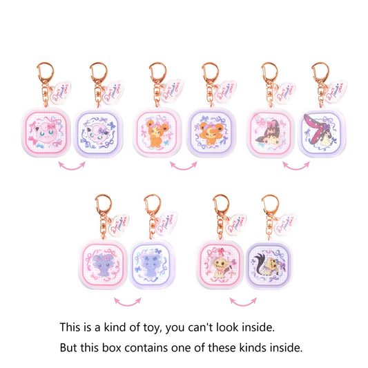 PSL Pokemon Center Original Don't Attack Me Changing Acrylic Keychain Collection