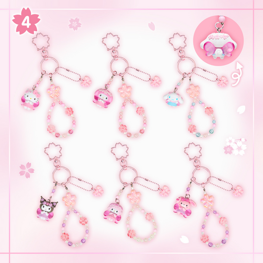 PSL Sanrio Characters Sakura 2026 Bead Keychain