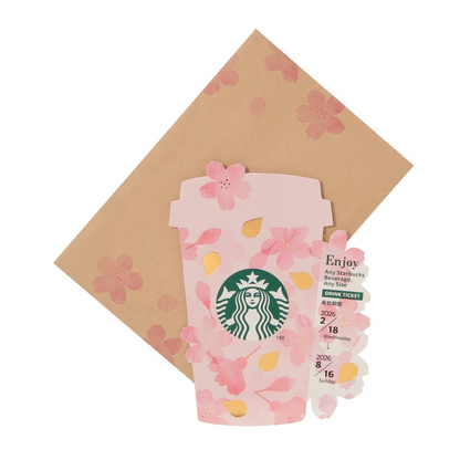 Starbucks Japan 2026 SAKURA Shine Brightly Cherry Blossoms Tumbler Mug Bag