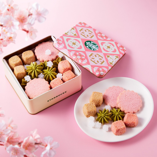 2026 Starbucks Japan SAKURA 4Ttypes Of Cookie Assortment