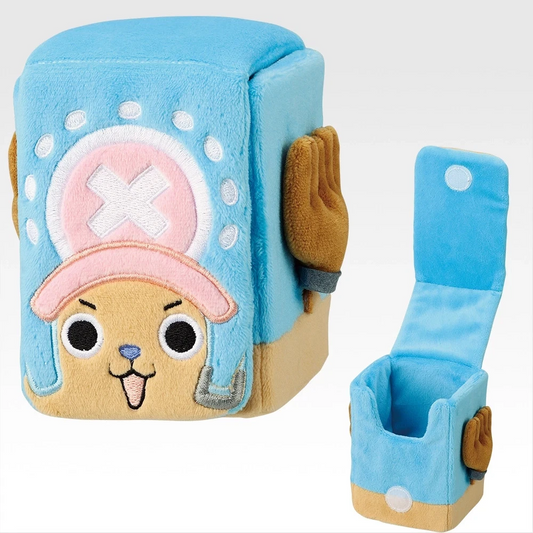 One Piece Card Game Deck Box Case Plush Ichiban Kuji E Prize Chopper NEW