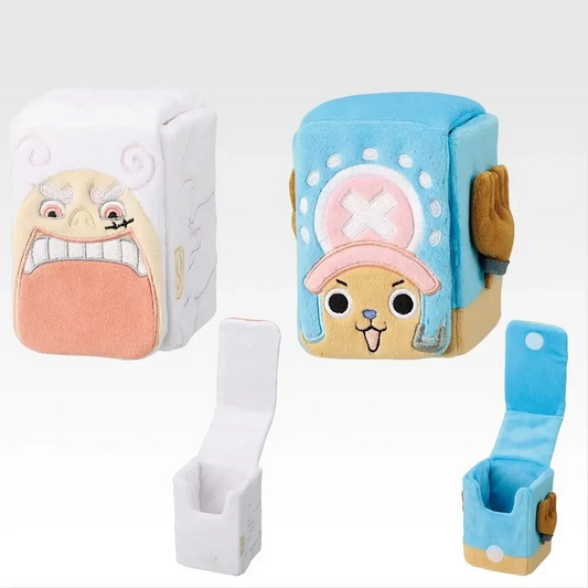 Ichiban Kuji ONE PIECE CARD GAME Prize D Plush Multi-Card Case Set H 3.9 in