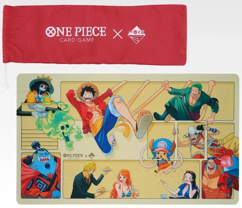 Set of 3 Ichiban Kuji ONE PIECE CARD GAME Card Case & playmat & mat case