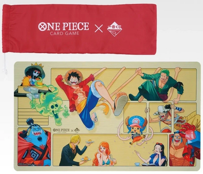Set of 3 Ichiban Kuji ONE PIECE CARD GAME Card Case & playmat & mat case
