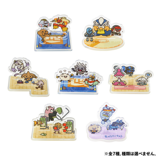 PSL Pokémon Center Exclusive - In Training - Mini Acrylic Stand (Set of 7)