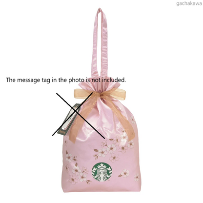 New Starbucks Japan 2026 Sakura Cherry Blossom Organic Cotton Gift Bag Reusable