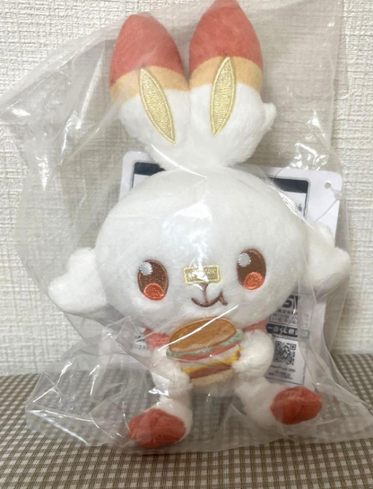 Pokemon Ichiban kuji Poke Peace Scorbunny Plush doll Mascot Japan F prize 10cm