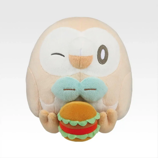 Ichiban kuji Pokemon Peaceful Place PokéPeace PEACE Diner Rowlet Plush Prize C