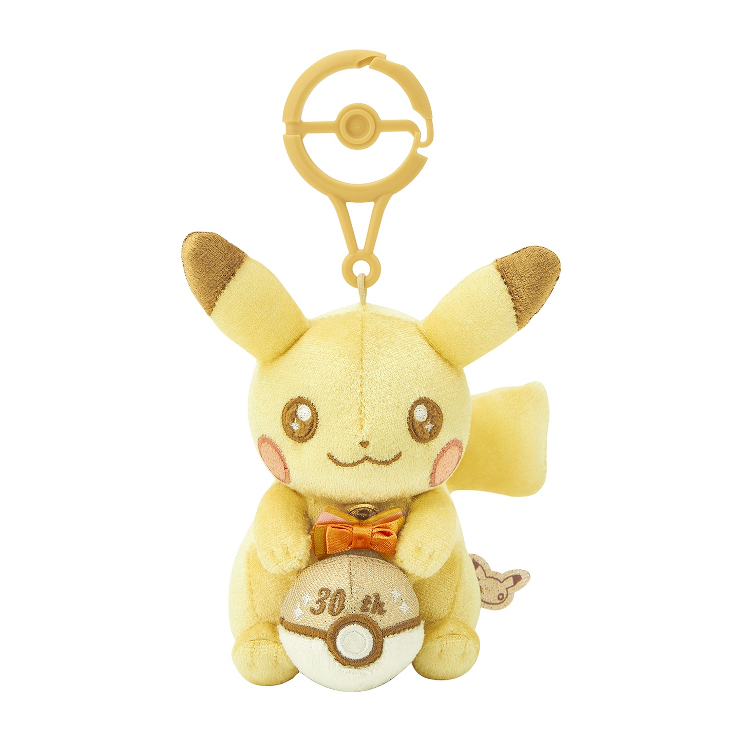 PSL Pokemon 30th Anniversary Pikapika! Pikachu Mascot Plush Pokémon Center Japan 10cm