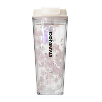 Starbucks Japan 2026 SAKURA Twinkle Gently Cherry Blossoms Tumbler Mug Bag