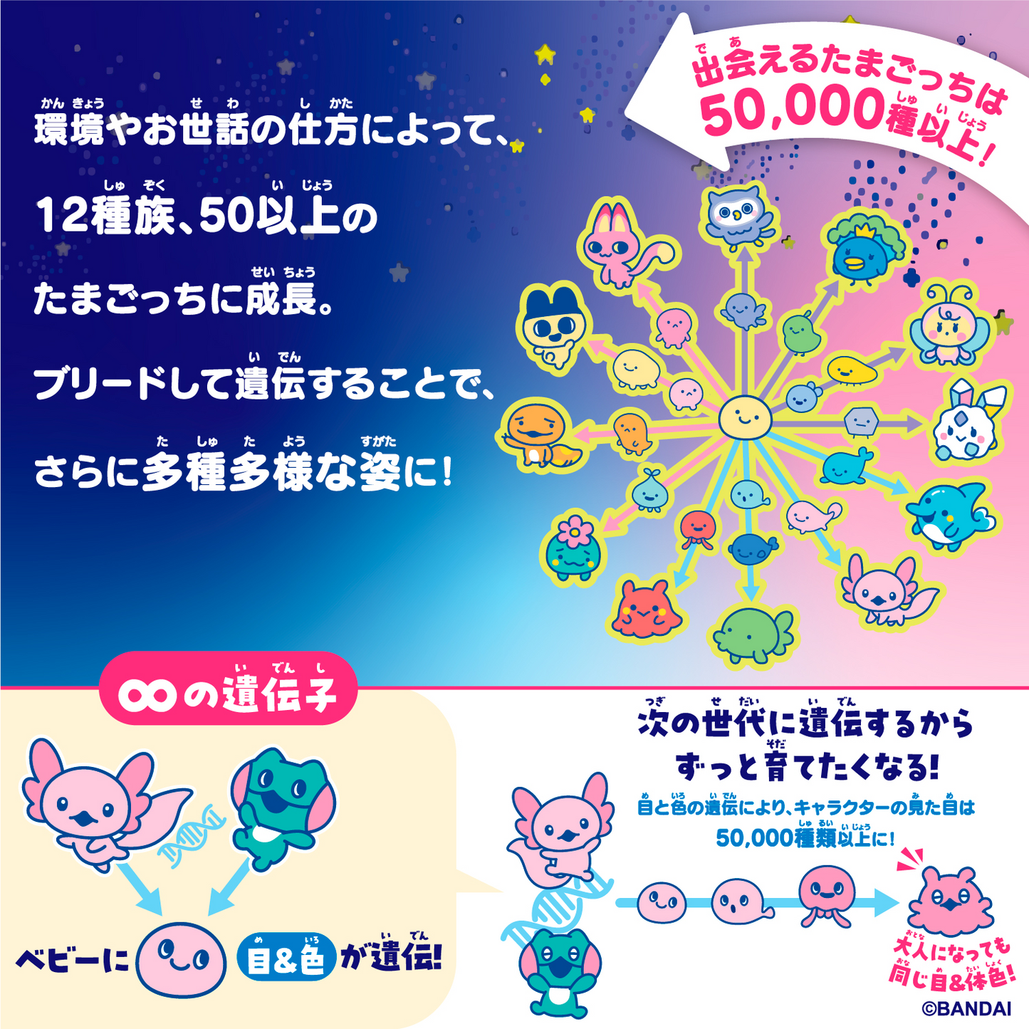 Tamagotchi Paradise Purple Sky Virtual Pet Bandai Japan Limited Edition 2025
