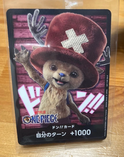Set of 10 DON!! Tony Tony Chopper Netflix Promo ONE PIECE Card Game CC Gacha Kawa Set of 10 DON!! Tony Tony Chopper Netflix Promo ONE PIECE Card Game CC Gacha Kawa