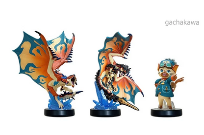 PSL Nintendo Amiibo Monster Hunter Stories 3 Rathalos Rathalos V Rudy Set of 3