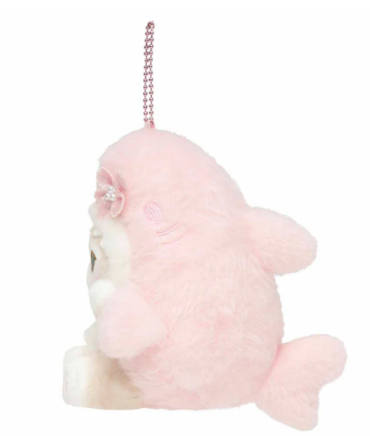 mofusand Cat Plush doll Keychain Pote Pote Shark Nyan SAKURA PINK Japan NEW
