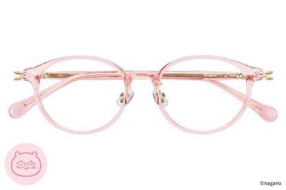 PSL Chiikawa Eyeglass Glasses Frame Pink Clear ZOFF ZA261002-20A1 Japan New