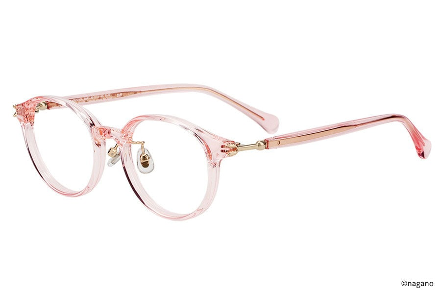 PSL Chiikawa Eyeglass Glasses Frame Pink Clear ZOFF ZA261002-20A1 Japan New