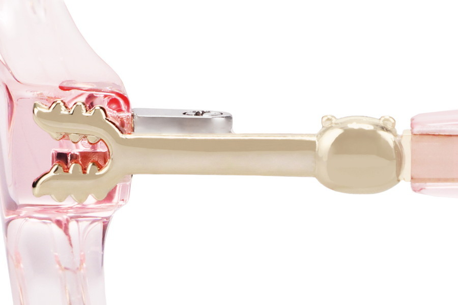 PSL Chiikawa Eyeglass Glasses Frame Pink Clear ZOFF ZA261002-20A1 Japan New