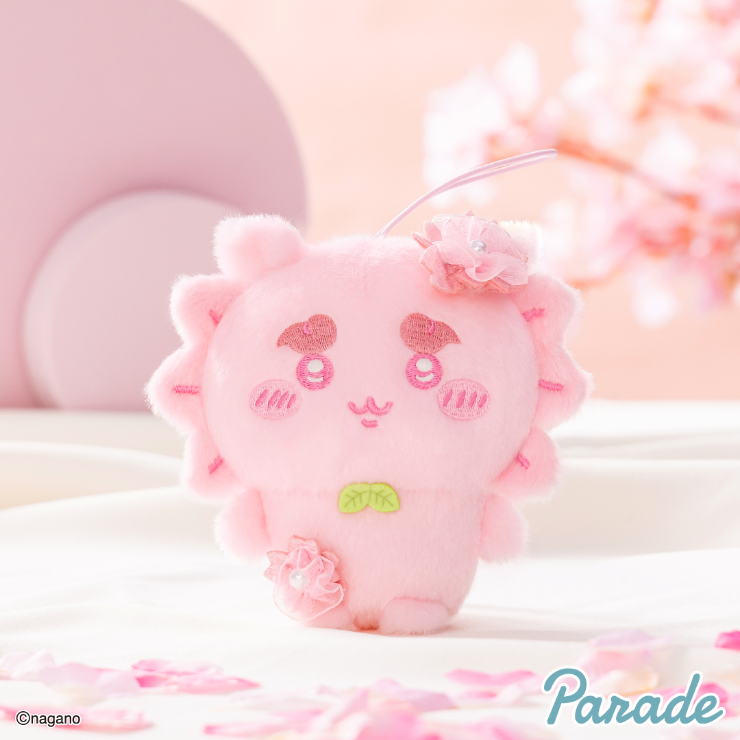 Chiikawa Palette Sakura Shisa Plush doll Mascot cherry blossoms 10cm