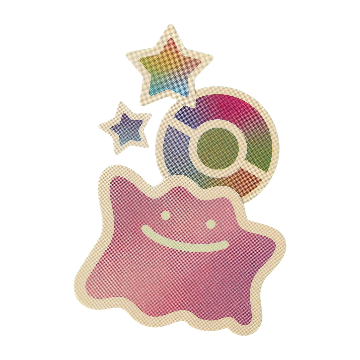 PSL Pokemon Center Original Pokémon Pokopia Sticker Set Ditto