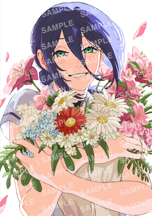 Chainsaw Man Movie "Reze" Arc visual card drawn by Kazutaka Sugiyama