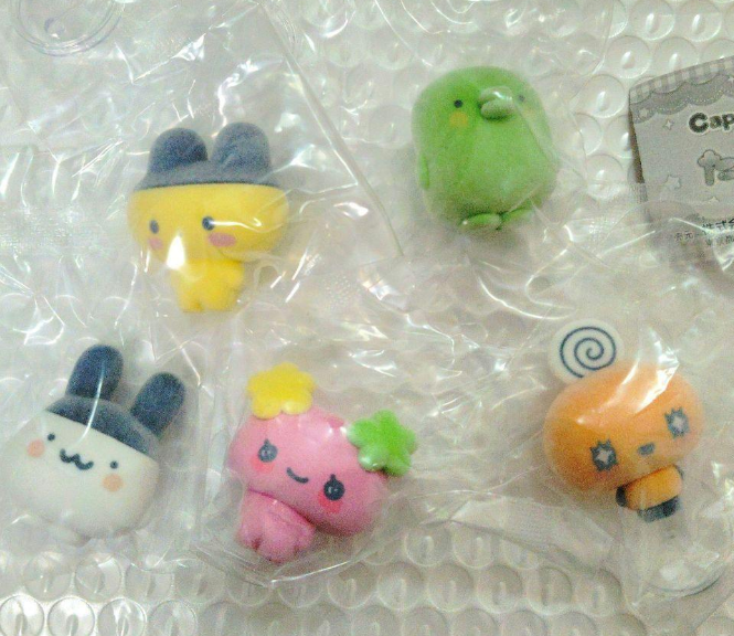 Tamagotchi Capsule Flockies complete set 5 Capsule Toy NEW