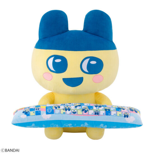 PSL NEW Bandai Tamagotchi Mametchi PC Cushion Plush Doll 49x36x22 cm from Japan