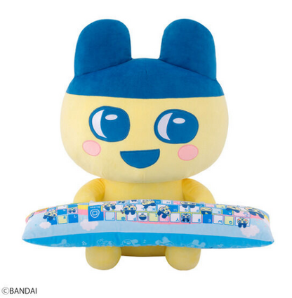 PSL NEW Bandai Tamagotchi Mametchi PC Cushion Plush Doll 49x36x22 cm from Japan