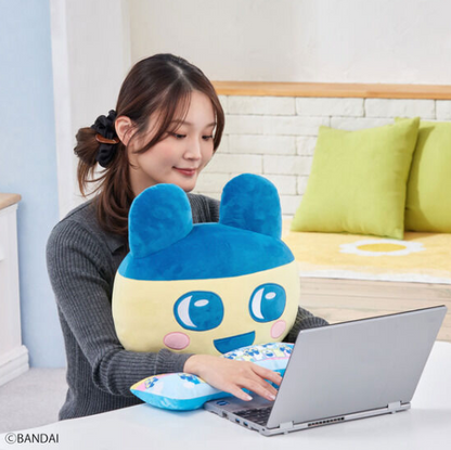PSL NEW Bandai Tamagotchi Mametchi PC Cushion Plush Doll 49x36x22 cm from Japan