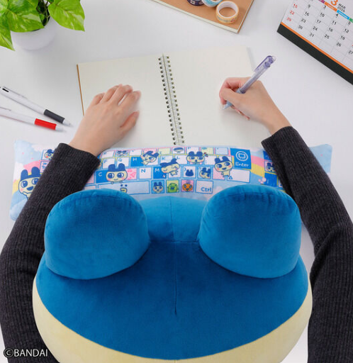 PSL NEW Bandai Tamagotchi Mametchi PC Cushion Plush Doll 49x36x22 cm from Japan