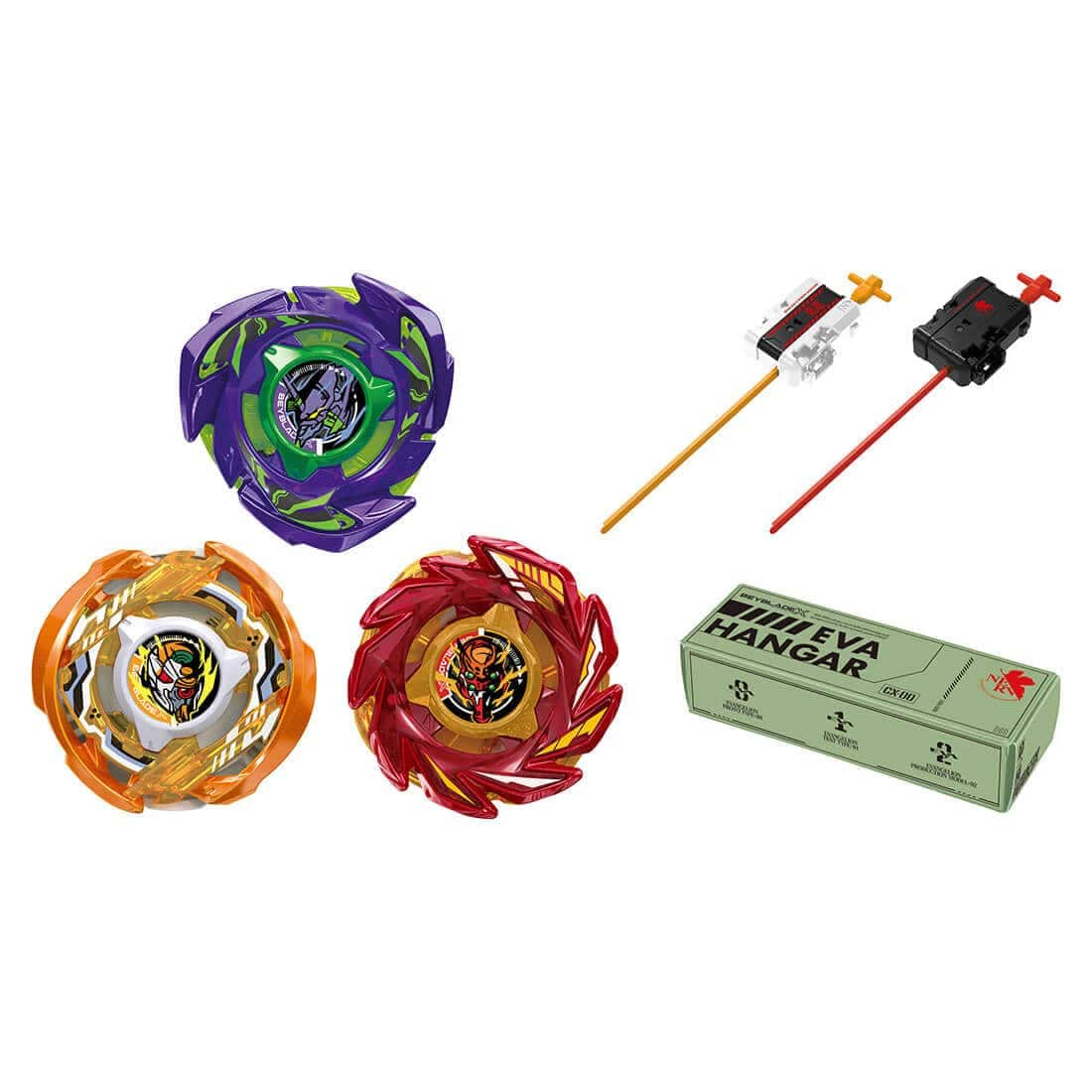 PSL TAKARA TOMY BEYBLADE X CX-00 EVANGELION DECK SET Japan limited