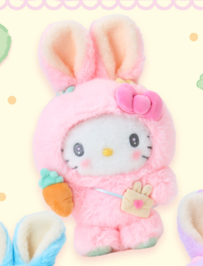 Sanrio Easter Rabbit Plush Toy Cinnamoroll Hello Kitty My Melody Kuromi