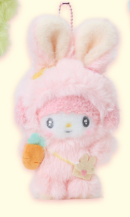 Sanrio Easter Rabbit Mascot Holder Plush Pompompurin My Sweet Piano Pochacco Cogimyun