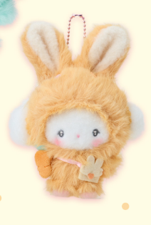 Sanrio Easter Rabbit Mascot Holder Plush Pompompurin My Sweet Piano Pochacco Cogimyun