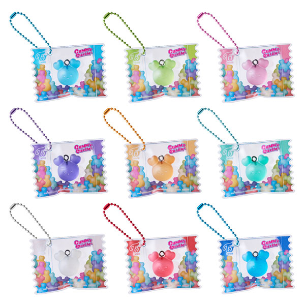 TWICE LOVELYS Gummy & Charm Pouch Included Keychain Figure All 9 Types JAPAN limited