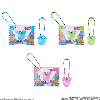 TWICE LOVELYS Gummy & Charm Pouch Included Keychain Figure All 9 Types JAPAN limited