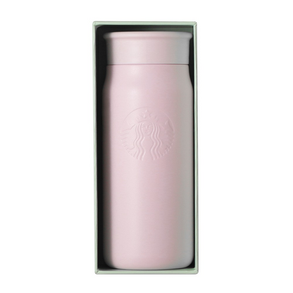 Starbucks Japan Mother’s Day 2026 Recycled Stainless Steel Mini Bottle Matte Pink Beige 355ml