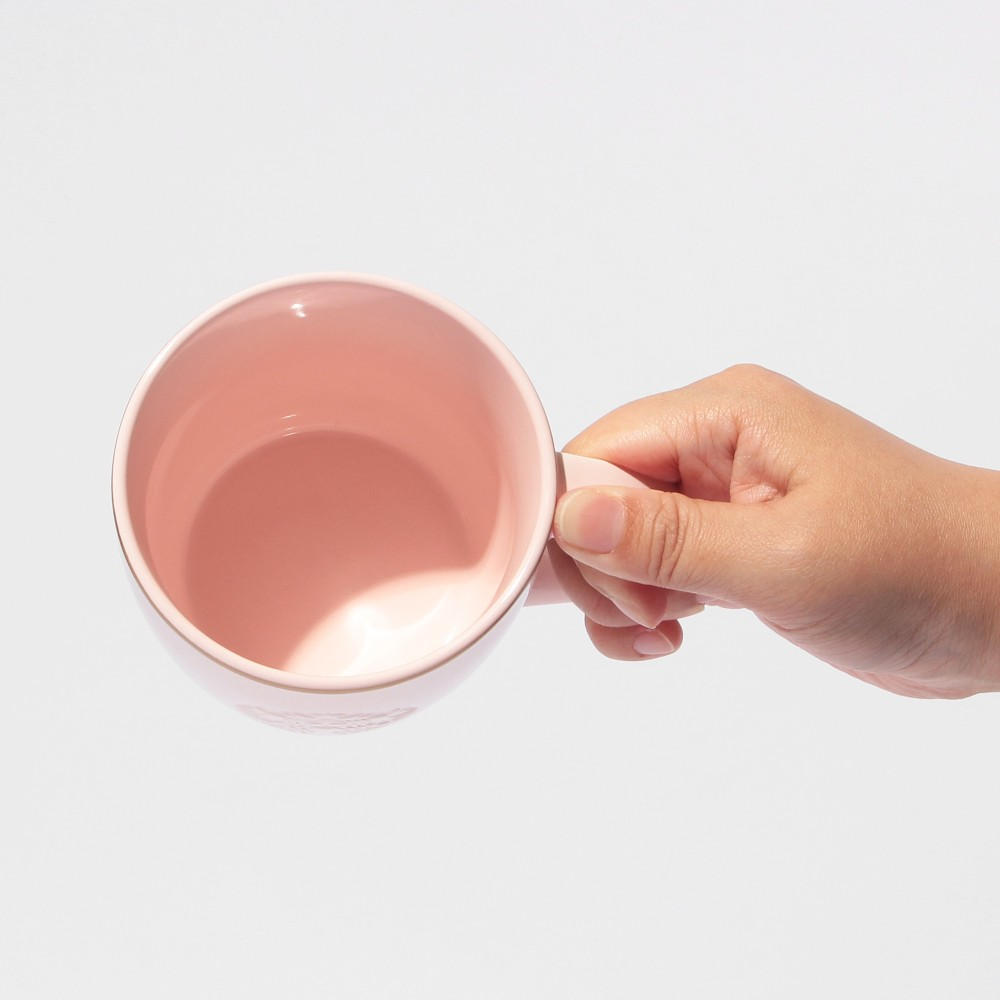 Starbucks Japan Mother’s Day 2026 Logo Mug Pink Beige Gold Rim 355ml