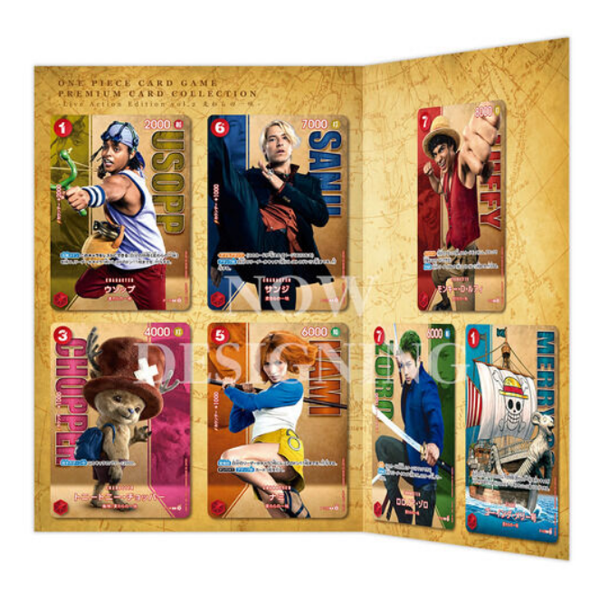 PSL ONE PIECE Card Game Premium Card Collection Live Action Edition vol.2 Straw Hat Pirates