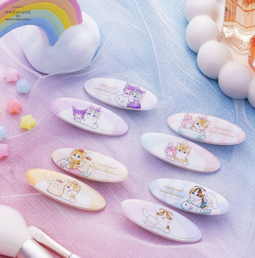 PSL mofusand × Sanrio Characters Hair Clips (set of 2)