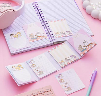 PSL mofusand × Sanrio Characters Longer Pata Pata Memo Pad 2026