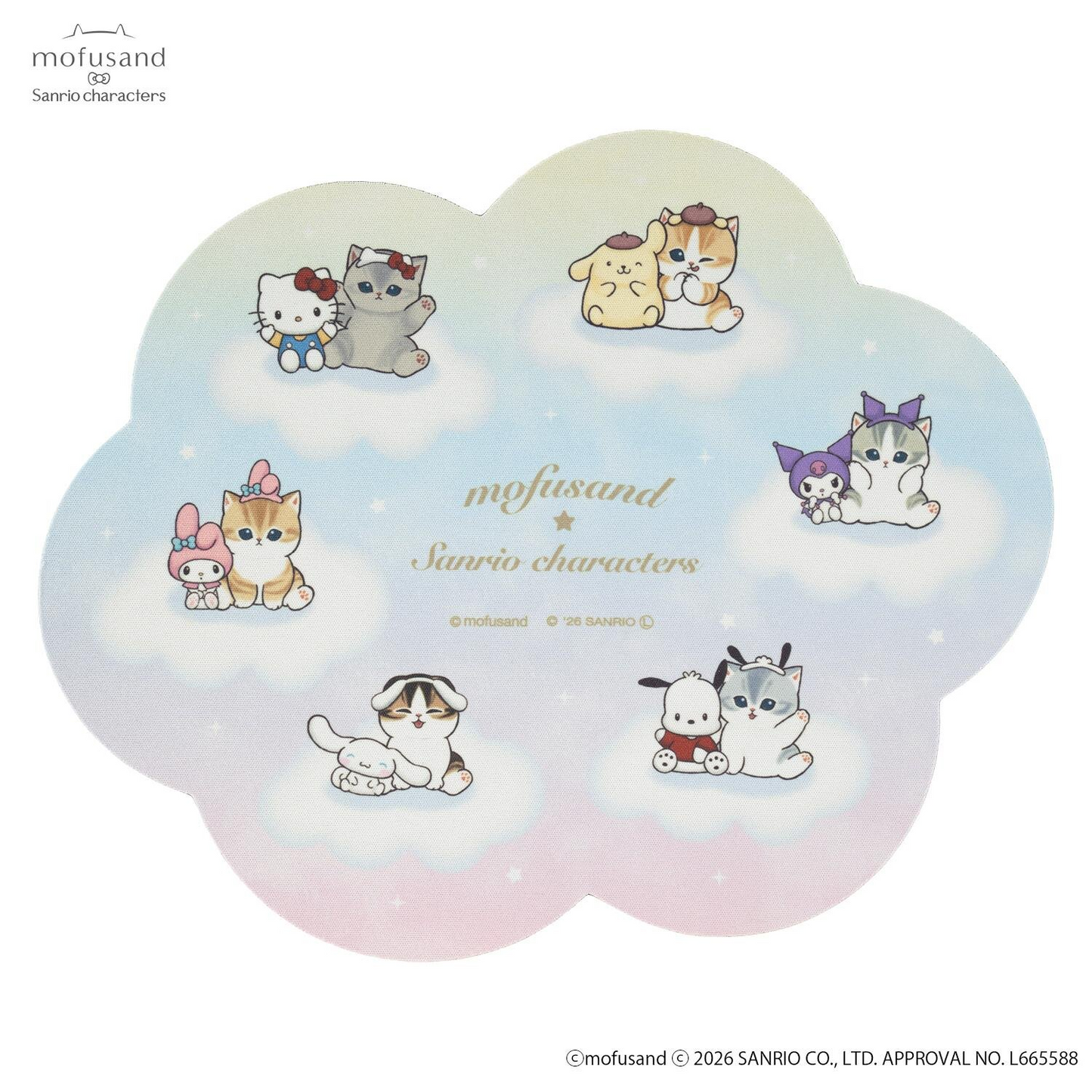 PSL mofusand × Sanrio Characters Mouse Pad 2026