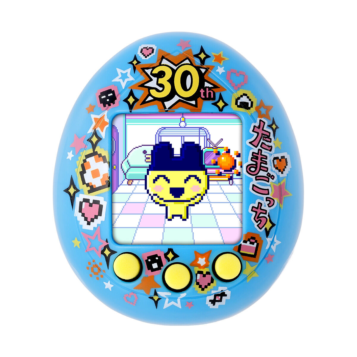 PSL Tamagotchi nano colorful Mametchi Memories 30th Blue Yellow Set