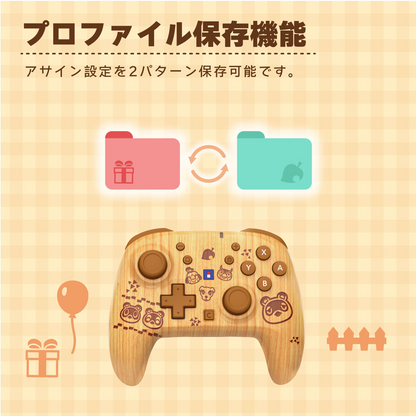PSL Animal Crossing New Horizons Hori Wireless Horipad Turbo Nintendo Switch 2 Controller DIY Life