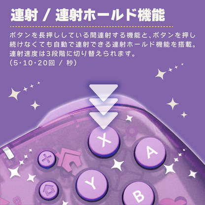PSL Animal Crossing New Horizons Hori Wireless Horipad Turbo Nintendo Switch 2 Controller Starry night
