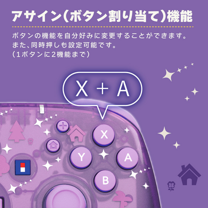 PSL Animal Crossing New Horizons Hori Wireless Horipad Turbo Nintendo Switch 2 Controller Starry night