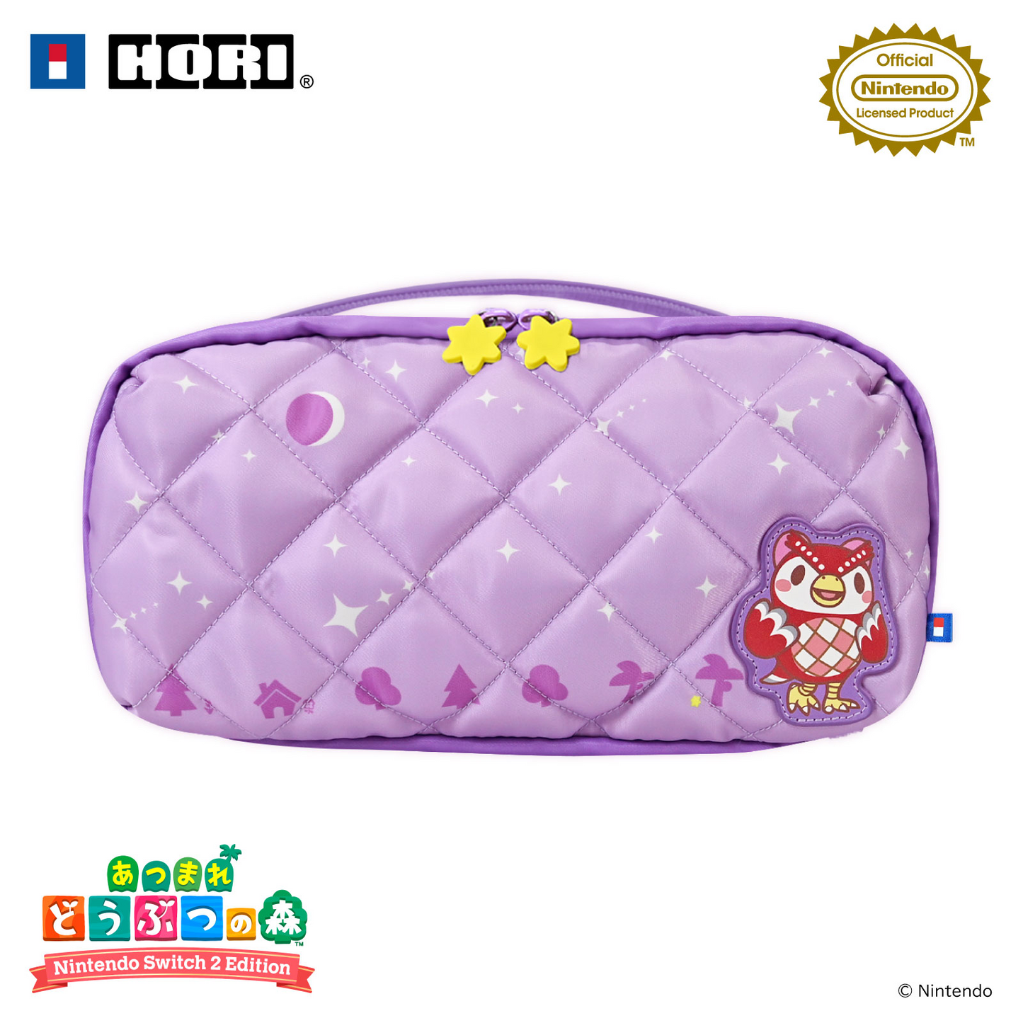 PSL Animal Crossing New Horizons Storage Bag for Nintendo Switch 2 Starry night
