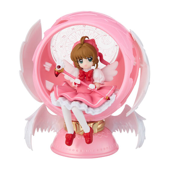 PSL Card Captor Sakura Capsule Sphere Pink Set of 3 Complete Set Capsule Toy Figure