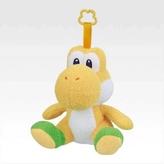 Ichiban Kuji Super Mario with YOSHI Yoshi Plush Mascot Prize B Yellow 13cm