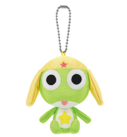 PSL Sgt. Frog Keroro Gunso Chibi Plush Sitting Mascot Keychain Japan
